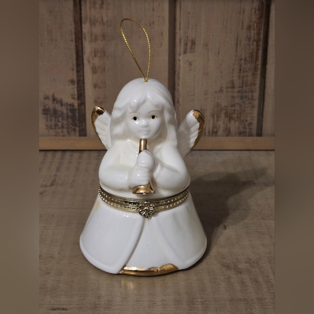 Mr Christmas Angel Musical Trinket Box
